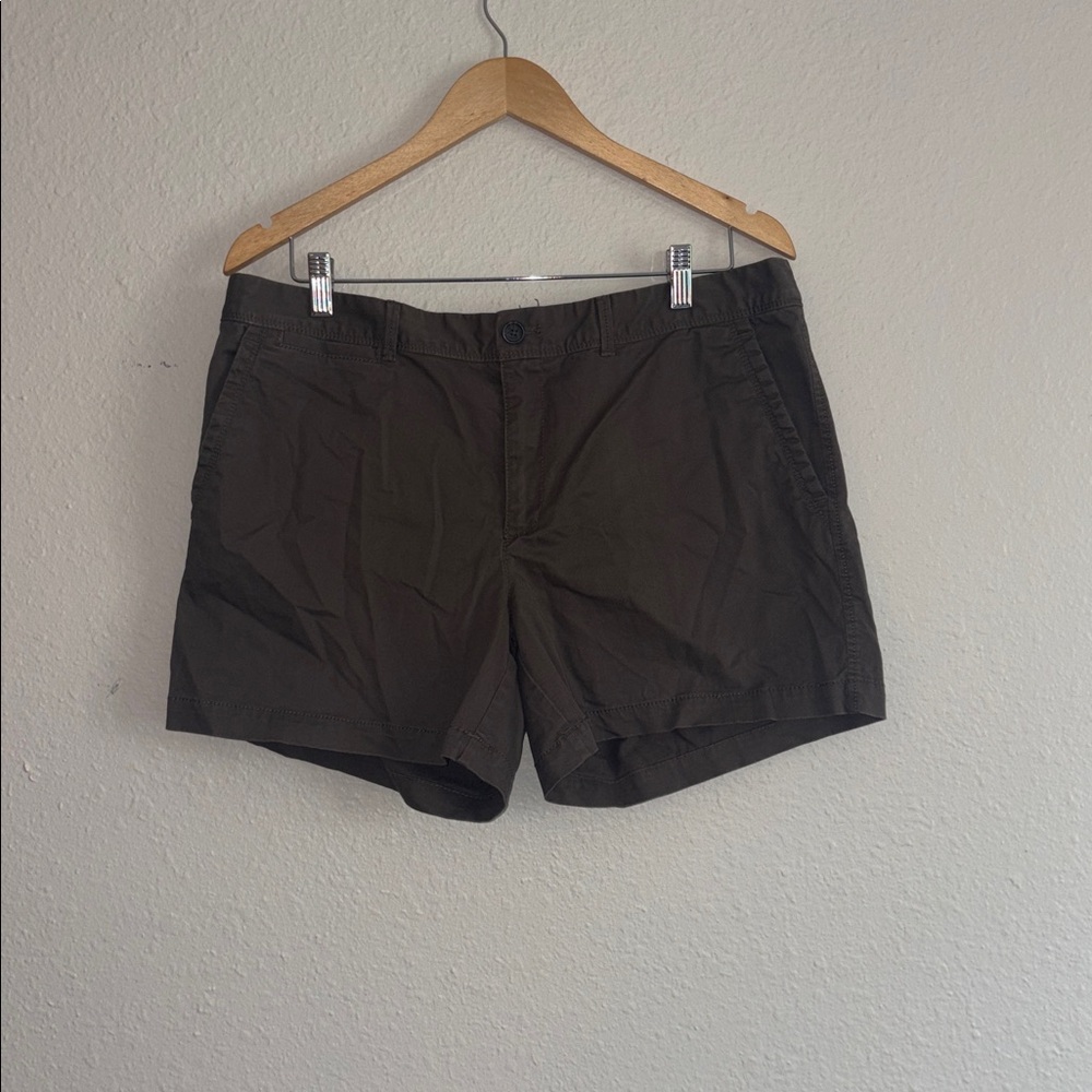 Banana Republic Dark Olive Women Shorts